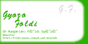 gyozo foldi business card